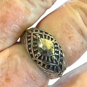 Silpada Sterling silver 925 domed fancy design ring